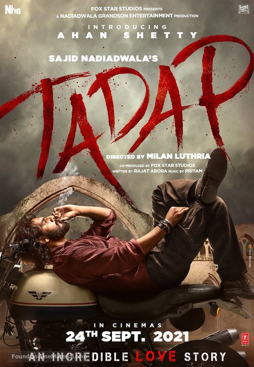 Tadap - Indian Movie Poster