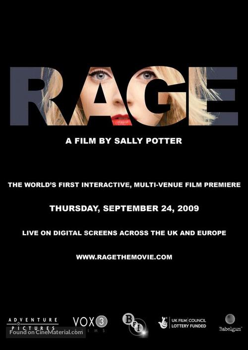 Rage - British Movie Poster