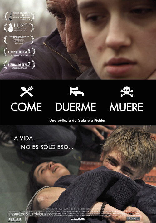 &Auml;ta sova d&ouml; - Spanish Movie Poster