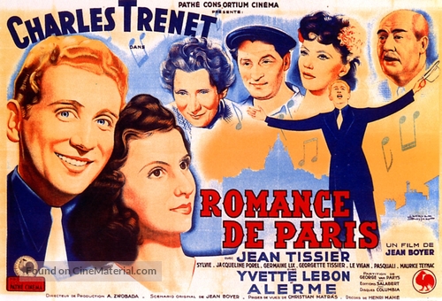 Romance de Paris - French Movie Poster