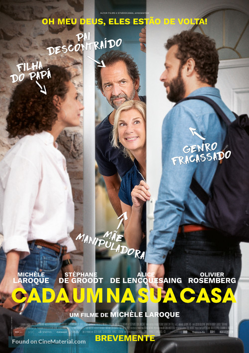 Chacun chez soi - Portuguese Movie Poster