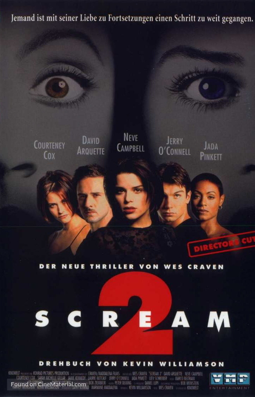Scream 2 - German Movie Cover