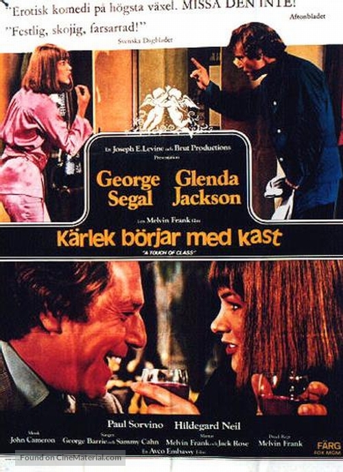 A Touch of Class - Swedish Movie Poster