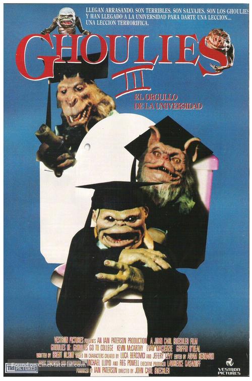 Ghoulies III: Ghoulies Go to College - Spanish Movie Poster