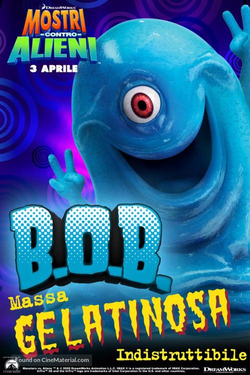 Monsters vs. Aliens - Italian Movie Poster