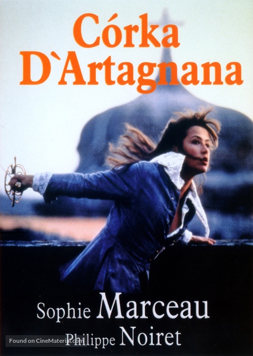La fille de d&#039;Artagnan - Polish DVD movie cover