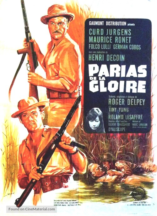 Les parias de la gloire - French Movie Poster