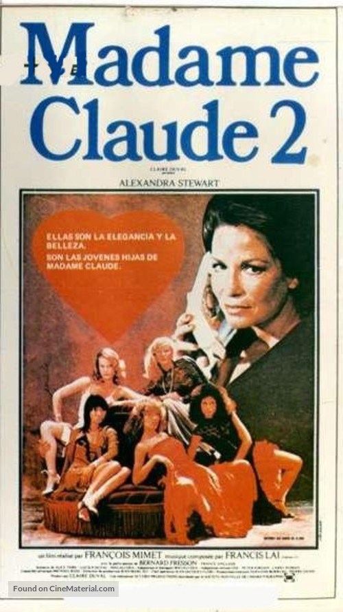 Madame Claude 2 - French VHS movie cover