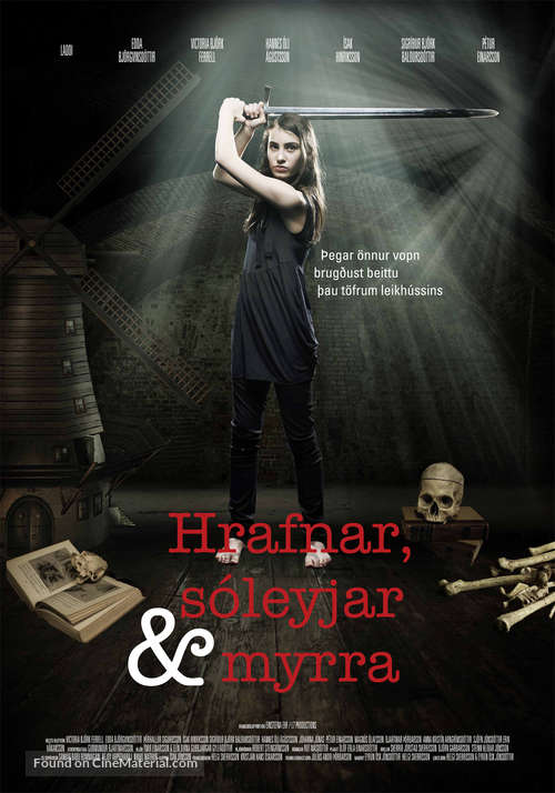 L7: Hrafnar, S&oacute;leyjar og Myrra - Icelandic Movie Poster