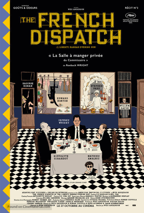 The French Dispatch - French Movie Poster
