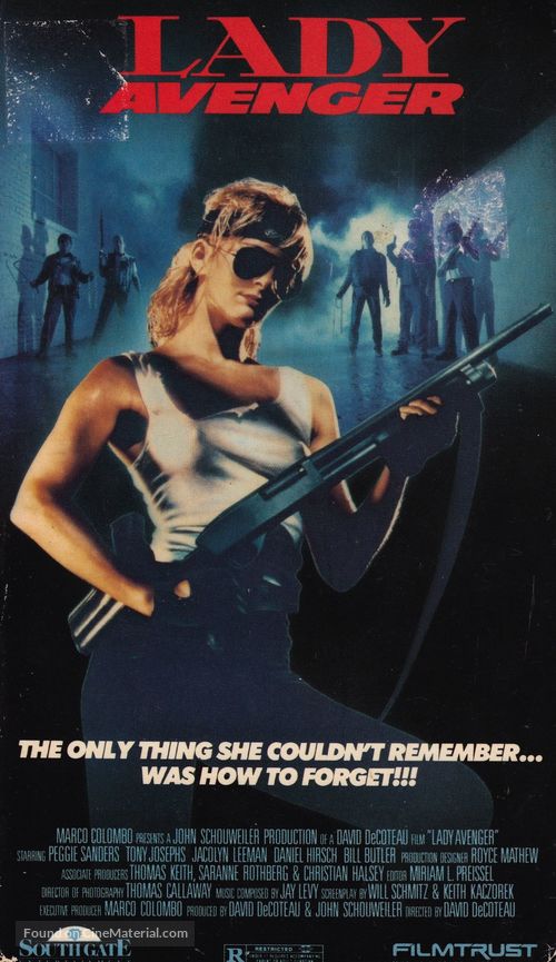 Lady Avenger - VHS movie cover