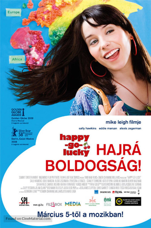 Happy-Go-Lucky - Hungarian Movie Poster