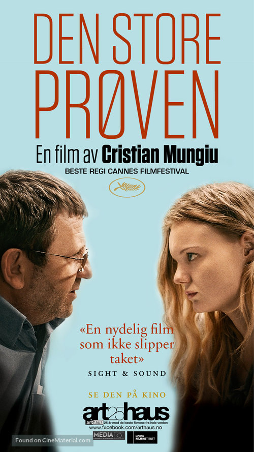 Bacalaureat - Norwegian Movie Poster