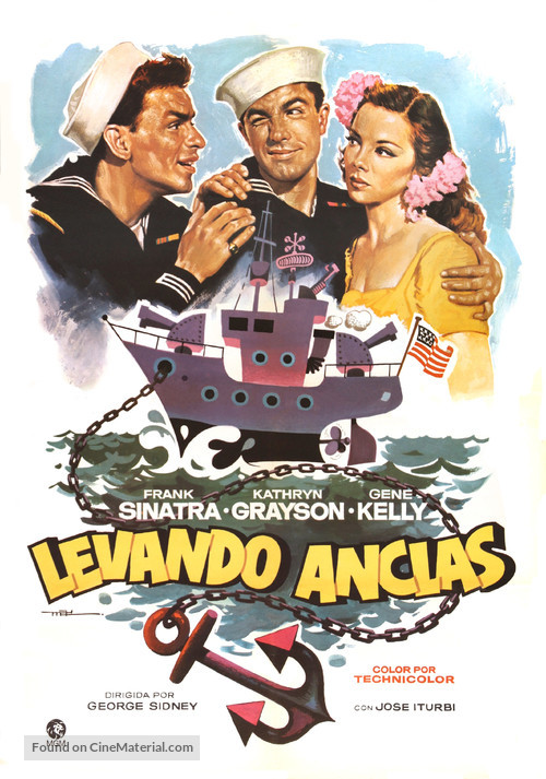 Anchors Aweigh - Spanish Movie Poster