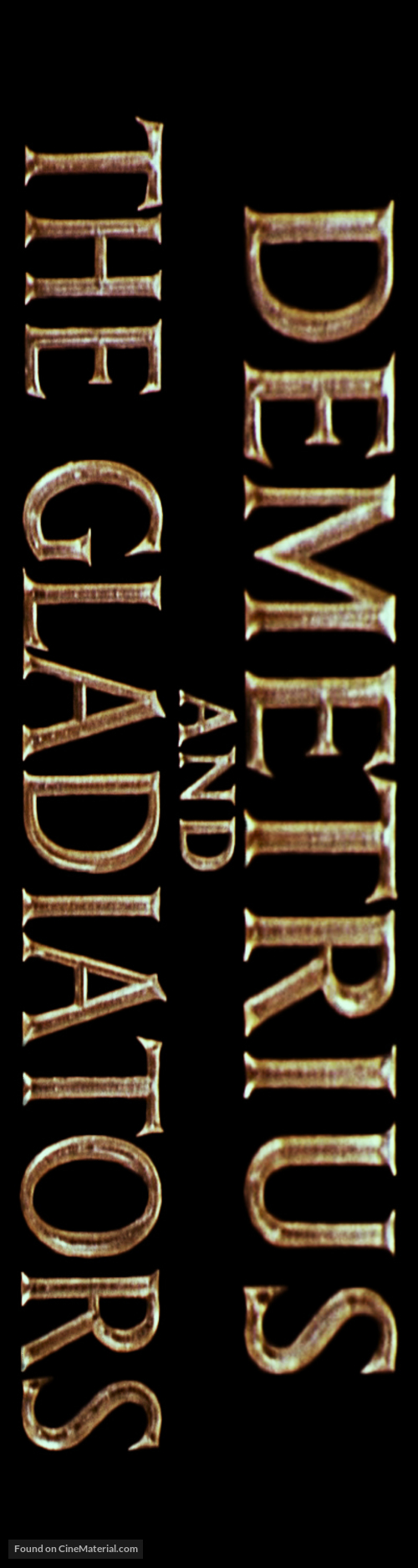 Demetrius and the Gladiators - Italian Logo