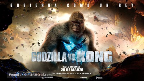 Godzilla vs. Kong - Spanish Movie Poster