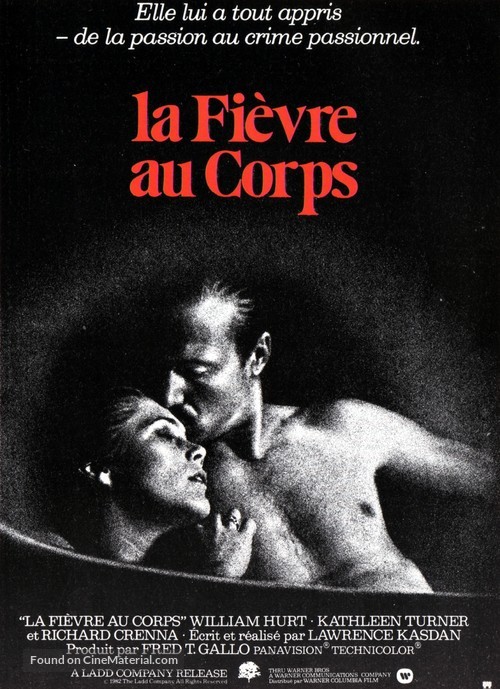 Body Heat - French Movie Poster