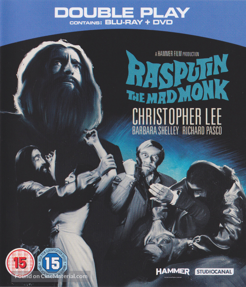 Rasputin: The Mad Monk - British Movie Cover