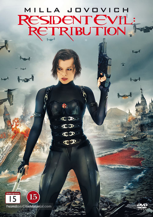 Resident Evil: Retribution - Danish DVD movie cover