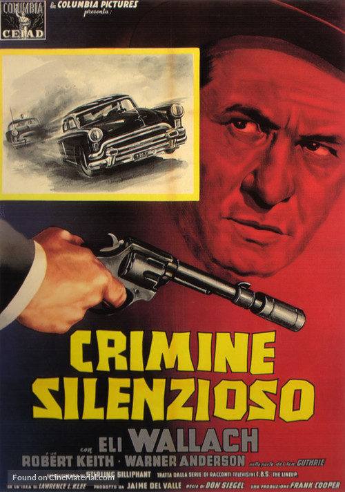The Lineup - Italian Movie Poster