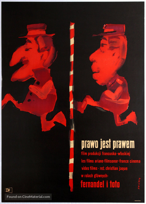 La legge &egrave; legge - Polish Movie Poster