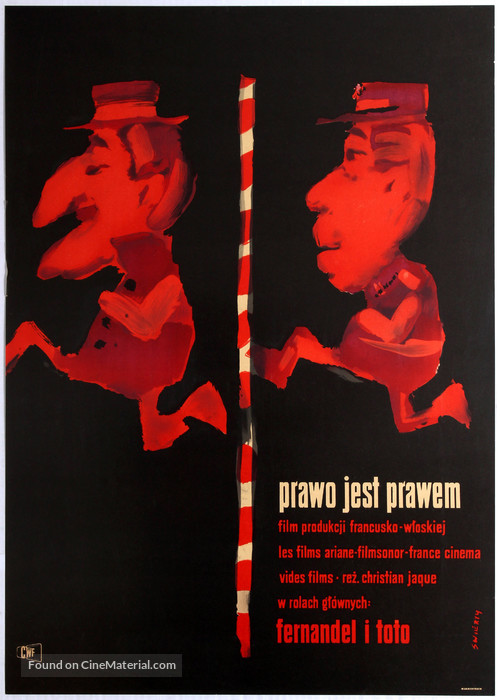 La legge &egrave; legge - Polish Movie Poster