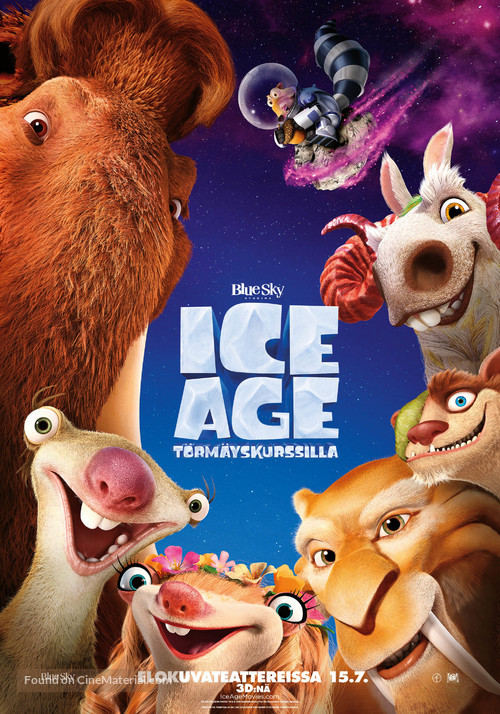 Ice Age: Collision Course - Finnish Movie Poster