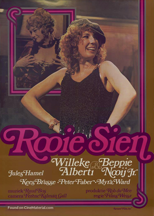 Rooie Sien - Dutch Movie Poster