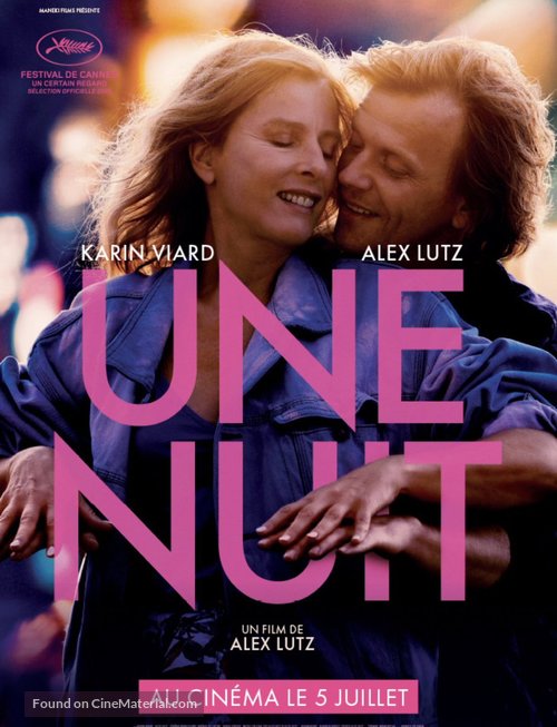 Une nuit - French Movie Poster