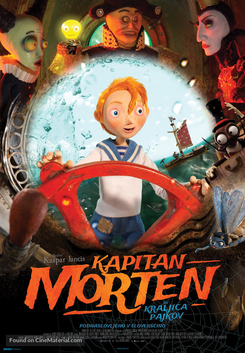 Captain Morten and the Spider Queen - Slovenian Movie Poster