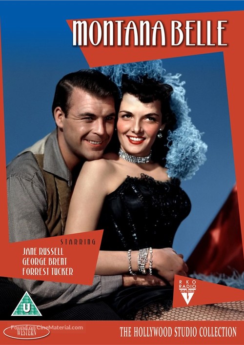 Montana Belle - British DVD movie cover