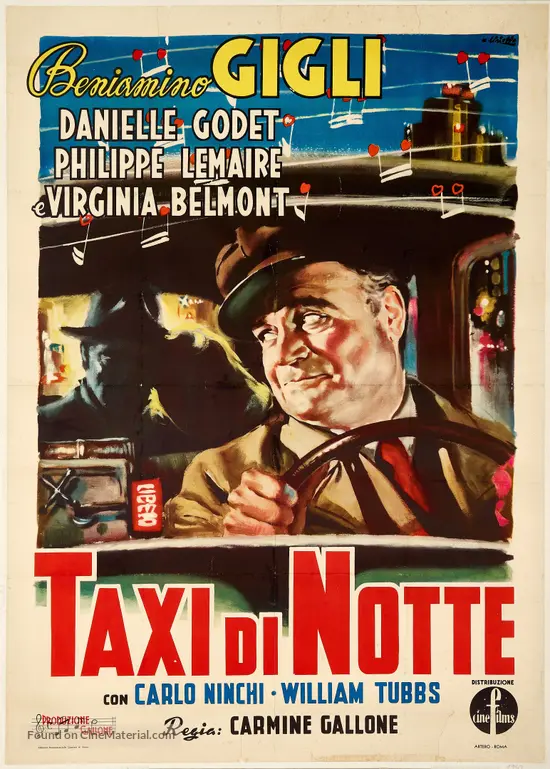 Taxi di notte - Italian Movie Poster