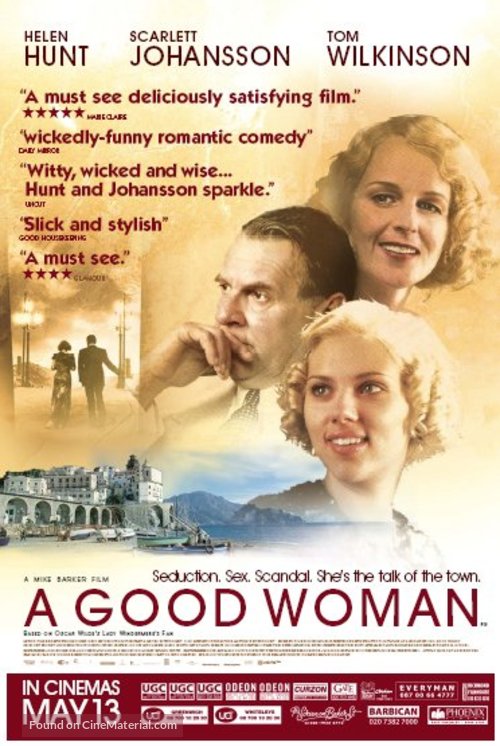 A Good Woman - British Movie Poster