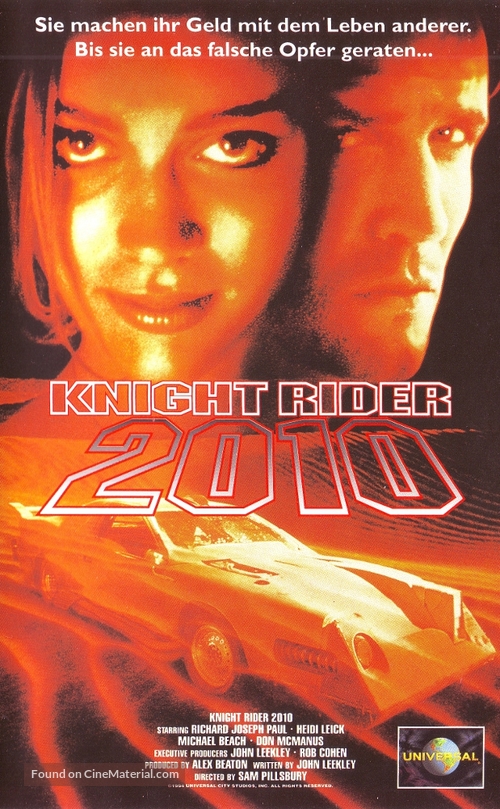 Knight Rider 2010 - German VHS movie cover