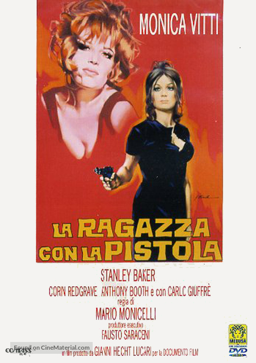 La ragazza con la pistola - Italian DVD movie cover