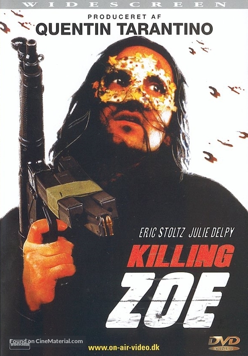 Killing Zoe - Danish DVD movie cover