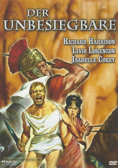 Gladiatore invincibile, Il - German DVD movie cover