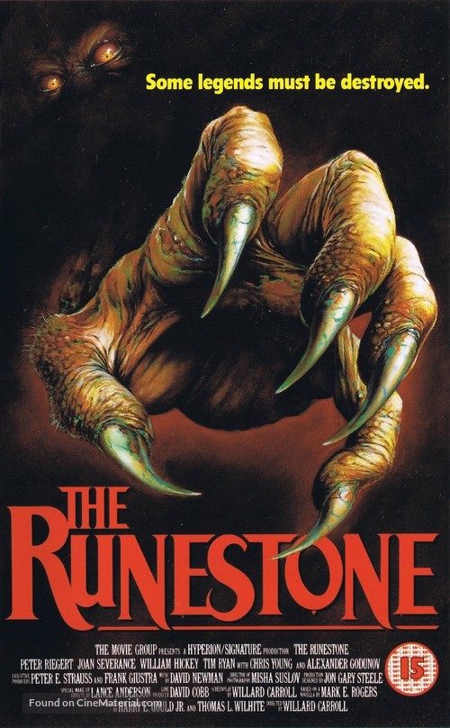 The Runestone - British Movie Cover