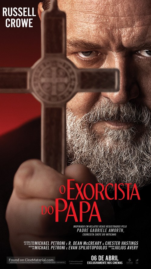 The Pope&#039;s Exorcist - Brazilian Movie Poster