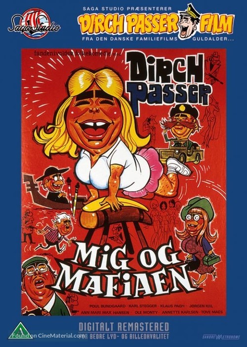 Mig og mafiaen - Danish DVD movie cover