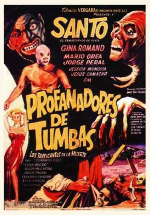 Profanadores de tumbas - Mexican Movie Poster