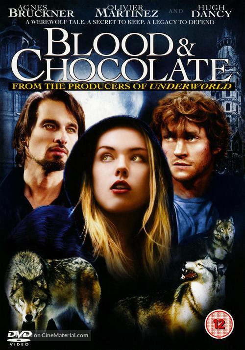 Blood and Chocolate - British DVD movie cover