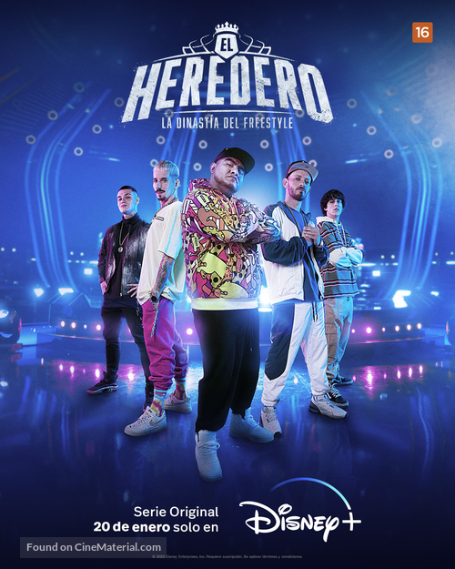 &quot;El Heredero, la revoluci&oacute;n del freestyle&quot; - Spanish Movie Poster