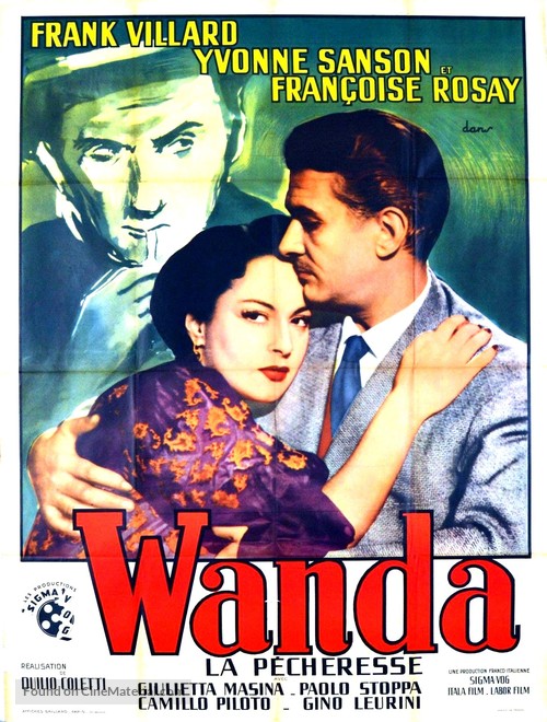 Wanda la peccatrice - French Movie Poster