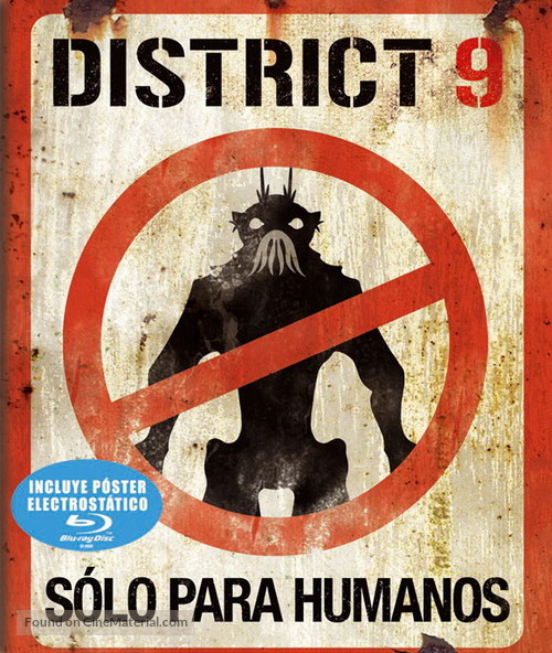 District 9 - Spanish Blu-Ray movie cover