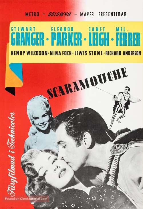 Scaramouche - Swedish Movie Poster