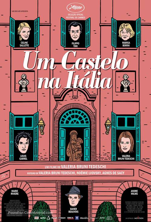 Un ch&acirc;teau en Italie - Brazilian Movie Poster