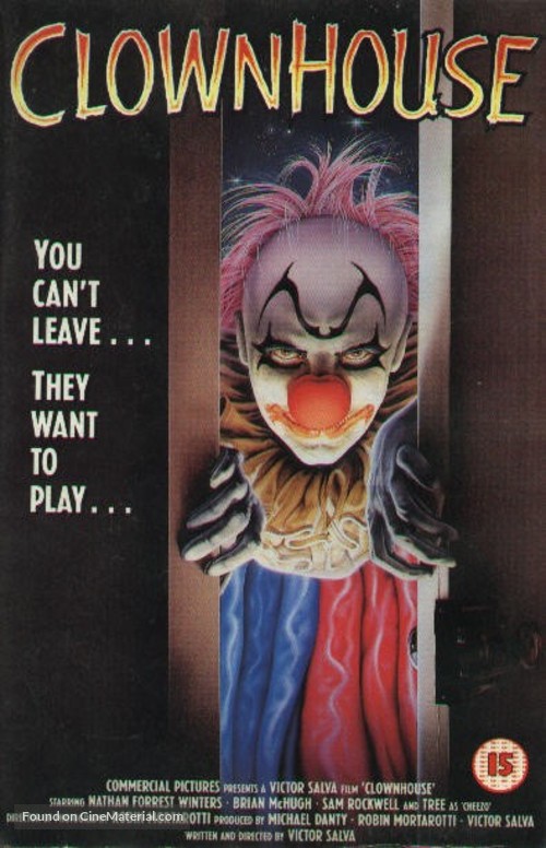Clownhouse - British VHS movie cover