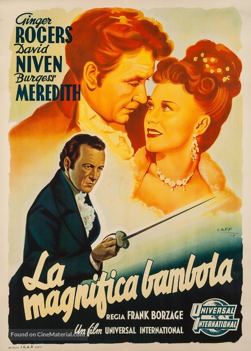 Magnificent Doll - Italian Movie Poster
