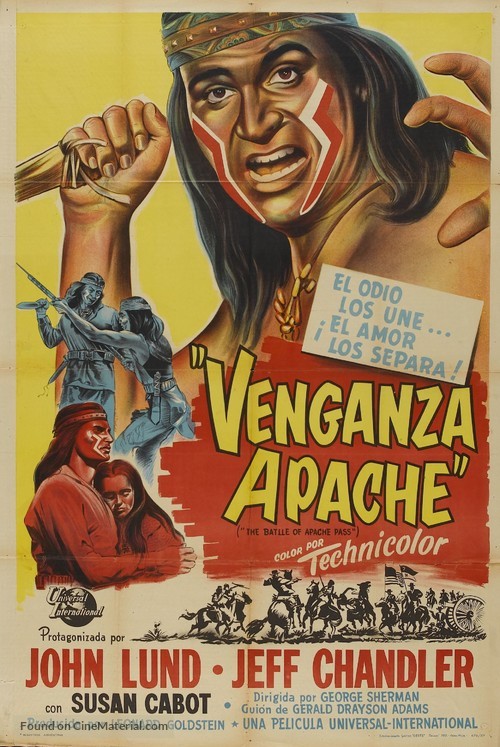 The Battle at Apache Pass - Argentinian Movie Poster